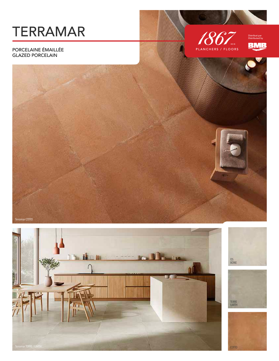Terramar - 1867 Coloured-Body Porcelain Tile
