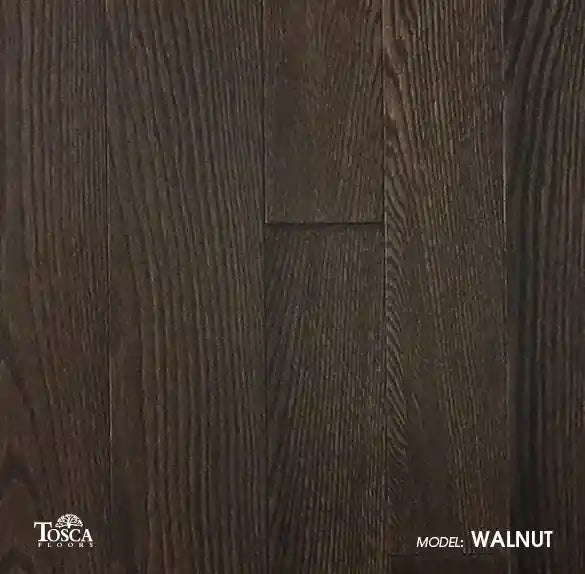 Walnut - Tosca Northern Red Oak 4-1/4" Solid Hardwood