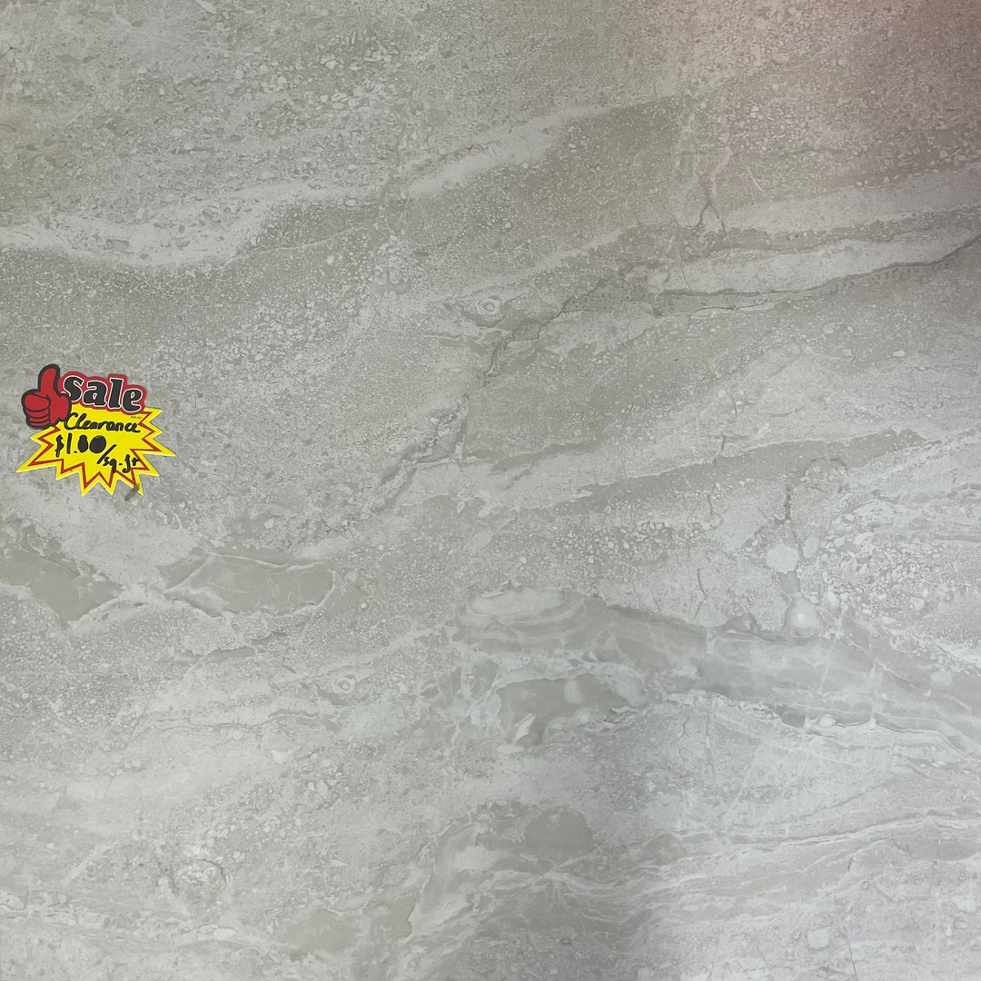 $1/Sq.ft - Cloud Grey 24x24 tile