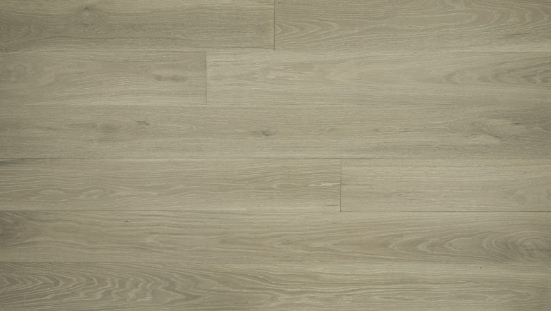 A close up of Wheat Berry VIDAR premium American Oak engineered hardwood flooring.