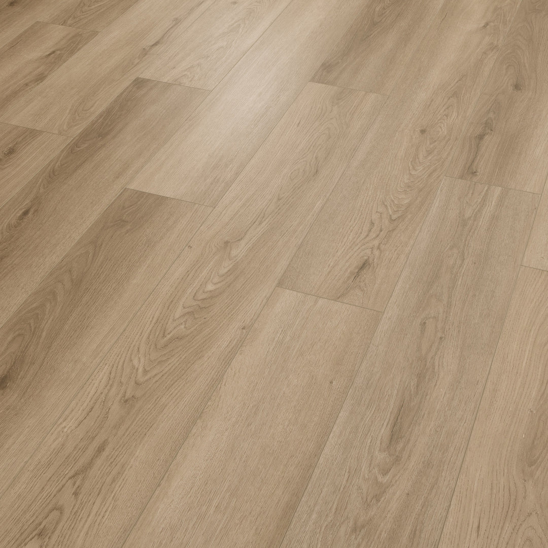 Modern room with 5mm vinyl plank installed in the colour Wyndale by Mohawk SolidTech Select sold by Advanced Flooring in Kitchener-Waterloo.