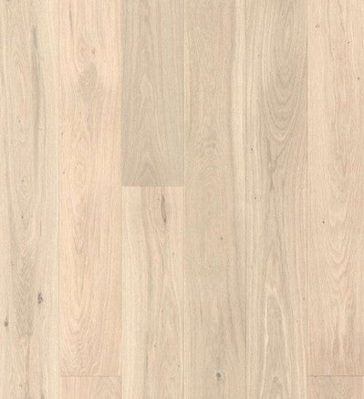 Close-up of ALDERSTONE BWOAK180ALD - Fuzion Briarwood white oak engineered hardwood, 2.5 top layer, and 7" wide planks. Shop at Advanced Flooring Waterloo, and Canada-wide delivery is available.