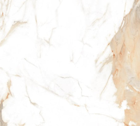 ABL CERAMICA Opulence marble look porcelain floor and wall tile in beige and white colors. Available in different sizes. 