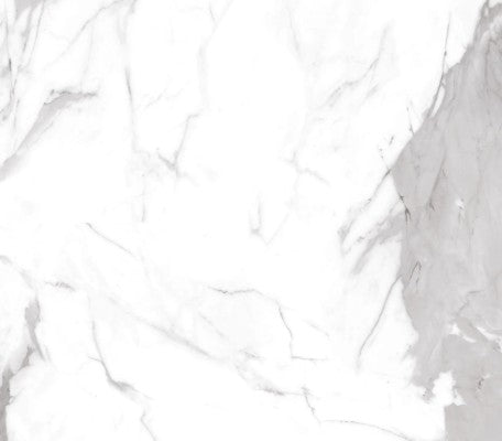 Opulence porcelain tile with bold marble veining, in a white and grey color combination. Available at Advanced Flooring Waterloo.