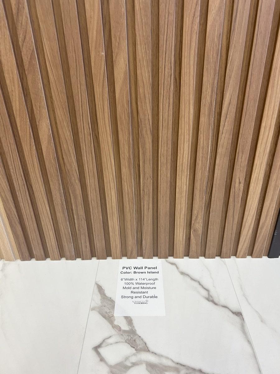 Brown Island - Advanced PVC Fluted Wall Covering - ADVANCED FLOORING