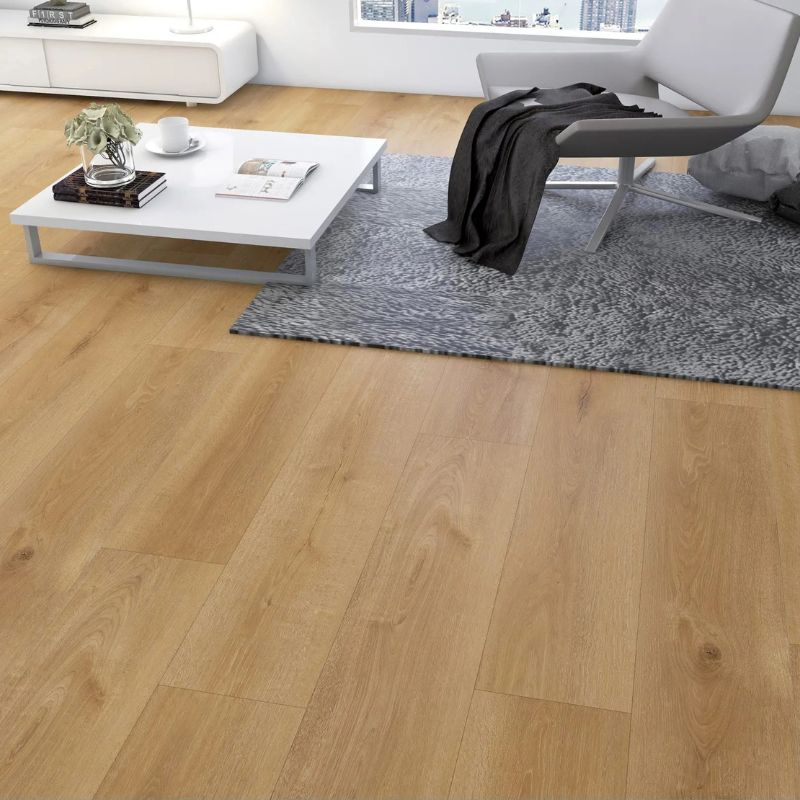 Canadian Standard waterproof laminate flooring featuring natural oak tones and ultra-realistic wood texture. Ideal for modern interiors, available from Advanced Flooring with professional flooring installation in Kitchener-Waterloo and Canada-wide delivery.