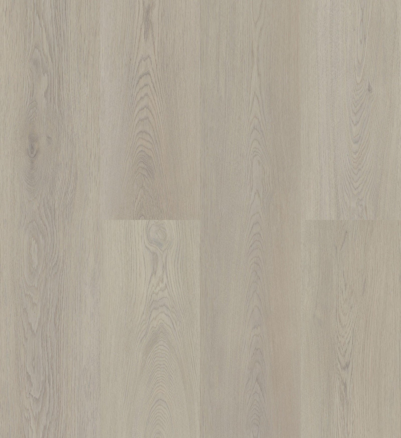 Close-up showing the texture and color of Cardiff Purelux vinyl plank flooring with cork underlay.