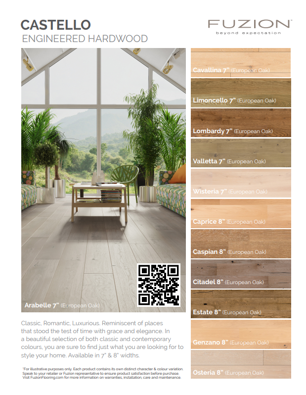 Citadel - Fuzion European Oak 7" x 3/4" Engineered Hardwood T&G