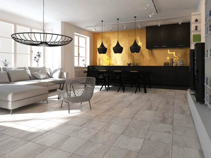 Explorer Collection by Centura, porcelain tile for floor and wall room view. Canada-wide delivery available. 