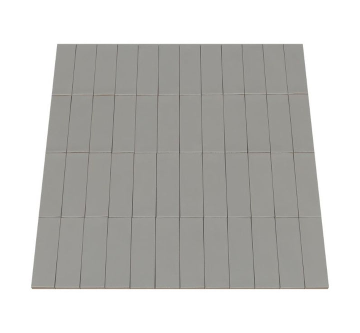 Ceratec Confetto 2x6 matte Grigio grey porcelain tile flooring and wall tile – stylish grey porcelain tile suited for any modern space. Available at Advanced Flooring Waterloo with tile installation in Kitchener and Waterloo and Canada-wide delivery.