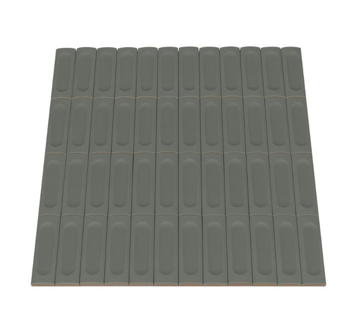 Ceratec Confetto 2x6 Struttura Avio grey porcelain tile flooring – subtle textured matte porcelain for walls and backsplashes, available from Advanced Flooring Waterloo with expert tile installation in Kitchener and Waterloo and delivery across Canada.