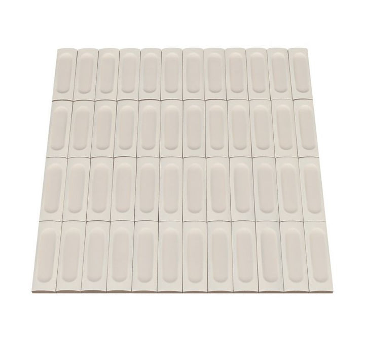 Ceratec Confetto 2x6 Struttura Bianco white porcelain tile flooring – clean textured white porcelain tile for bright kitchens and bathrooms. Supplied by Advanced Flooring Waterloo with installation in Kitchener and Waterloo and Canada-wide delivery.