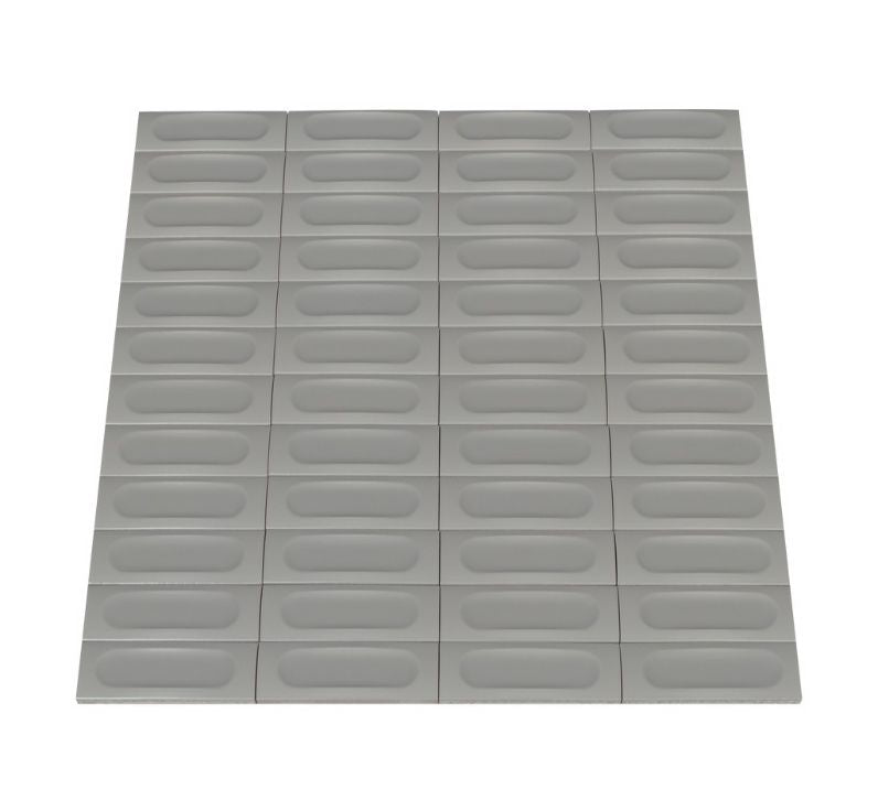 Ceratec Confetto 2x6 Struttura Grigio grey porcelain tile flooring and wall tile – modern grey textured porcelain for contemporary spaces, available from Advanced Flooring Waterloo with tile installation in Waterloo and Kitchener and Canada-wide shipping.