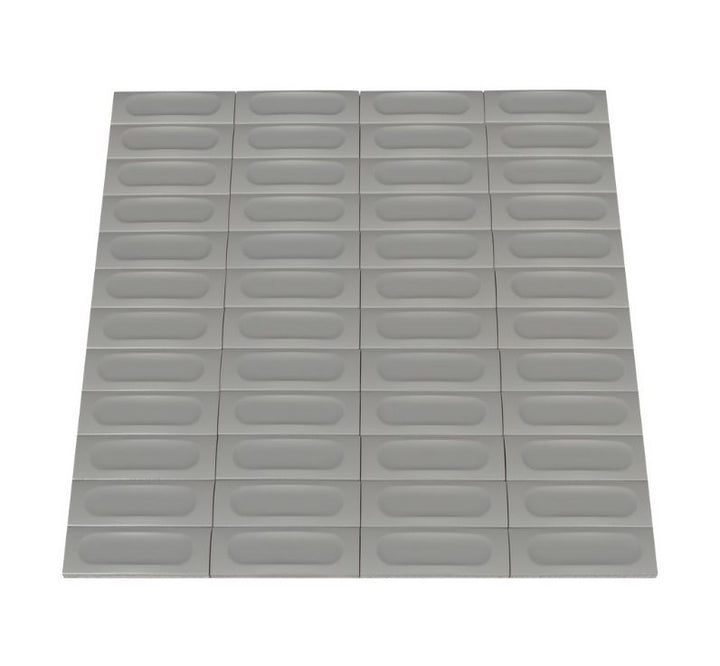 Ceratec Confetto 2x6 Struttura Grigio grey porcelain tile flooring and wall tile – modern grey textured porcelain for contemporary spaces, available from Advanced Flooring Waterloo with tile installation in Waterloo and Kitchener and Canada-wide shipping.