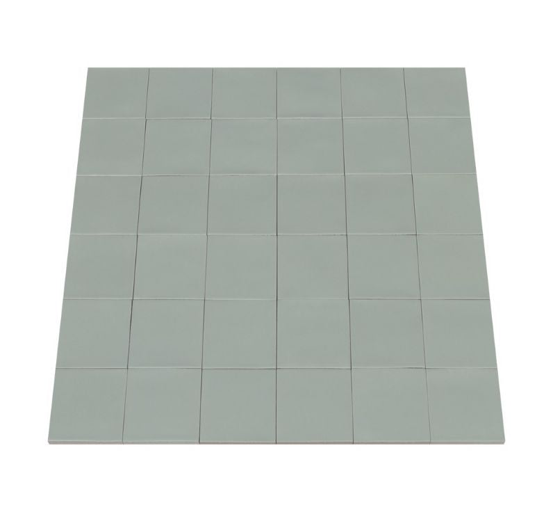 Ceratec Confetto 4x4 matte Azzurro green porcelain tile flooring and wall tile – light green porcelain tiles for refreshing, coastal-inspired designs, offered by Advanced Flooring Waterloo with Canada-wide delivery.