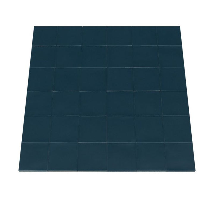 Ceratec Confetto 4x4 matte Blu blue porcelain tile flooring and wall tile – rich blue porcelain design offering a modern accent for kitchens or feature walls, supplied by Advanced Flooring Waterloo across Canada.