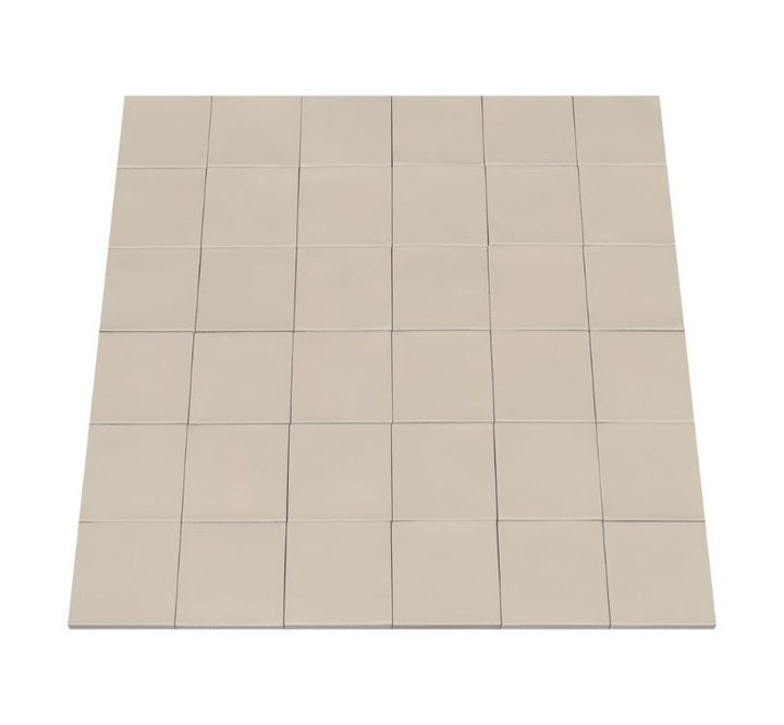 Ceratec Confetto 4x4 matte Bone beige porcelain tile flooring and wall tile – soft neutral porcelain tiles for minimalist interiors, available through Advanced Flooring Waterloo with Canada-wide delivery.