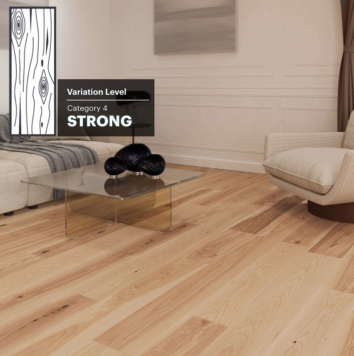 COASTAL SANDS BWASH180CLS - Fuzion Briarwood Ash engineered hardwood flooring featuring wide plank design, natural wood grain texture, and micro-beveled edges.