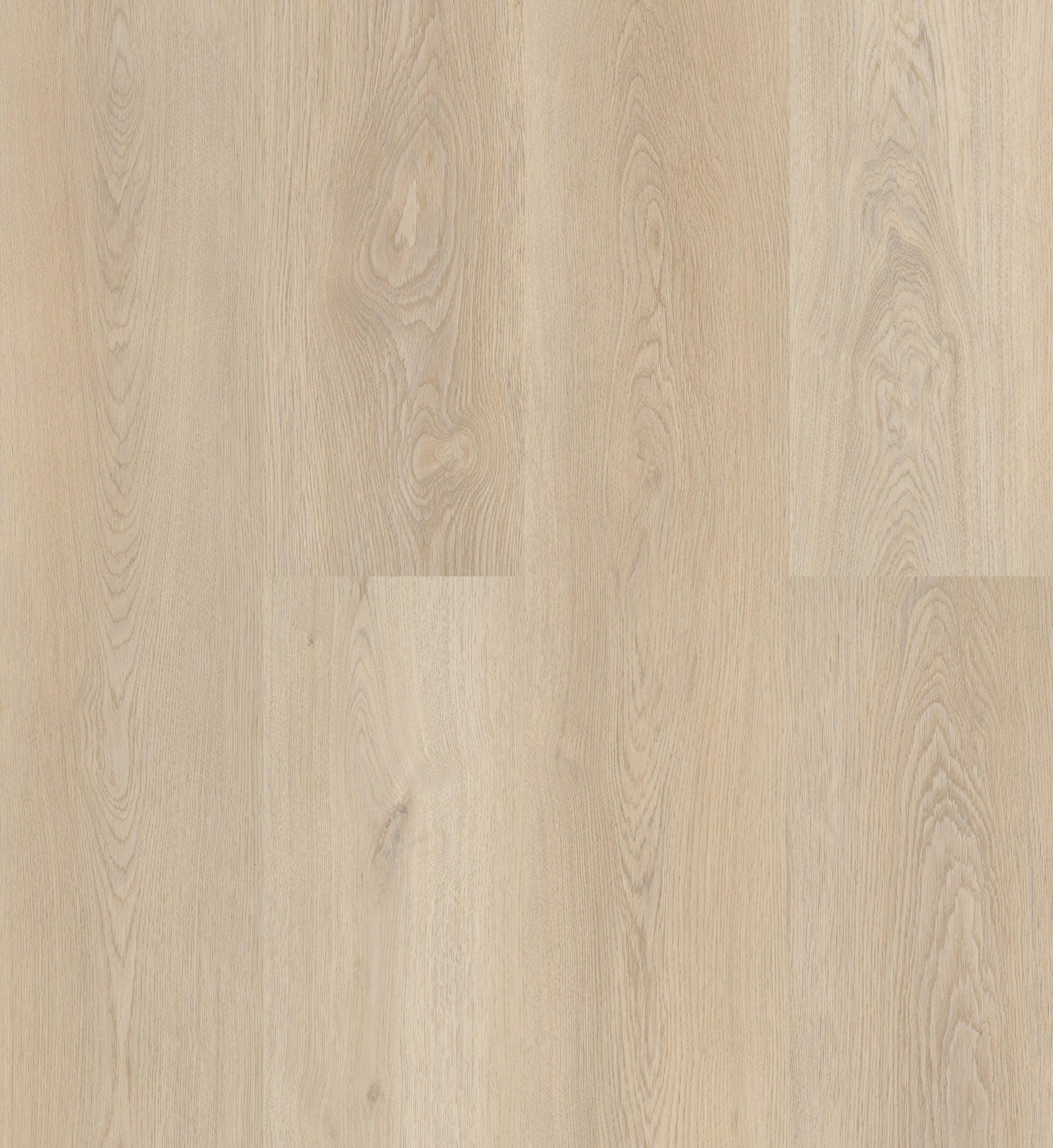 Close-up showing the texture and color of Delmar Purelux vinyl plank flooring with cork underlay.