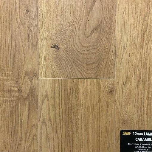Caramel Laminate Flooring - 12mm Laminate Floors- Naf Aquaplus- Advancedflooring Waterloo