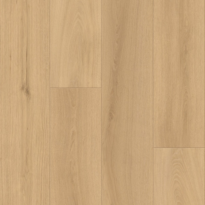 Close-up of a wooden floor with a light brown color and visible grain pattern.