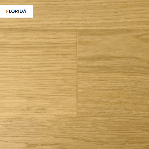 Close-up showing the texture and color of Florida NAF engineered hardwood flooring.