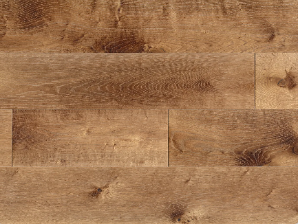 Gallery Louvre engineered hardwood flooring by Fuzion showing wire brushed oak texture, 4mm veneer layer, and wide plank detail, available at Advanced Flooring Waterloo.