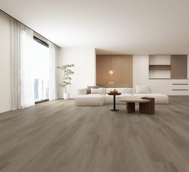 GRANITE PEAK VSP4819 - Fuzion SmartDrop Elite Pro 5mm luxury vinyl plank flooring featuring wide 9 1/4 inch planks, embossed wood texture, and durable waterproof construction.