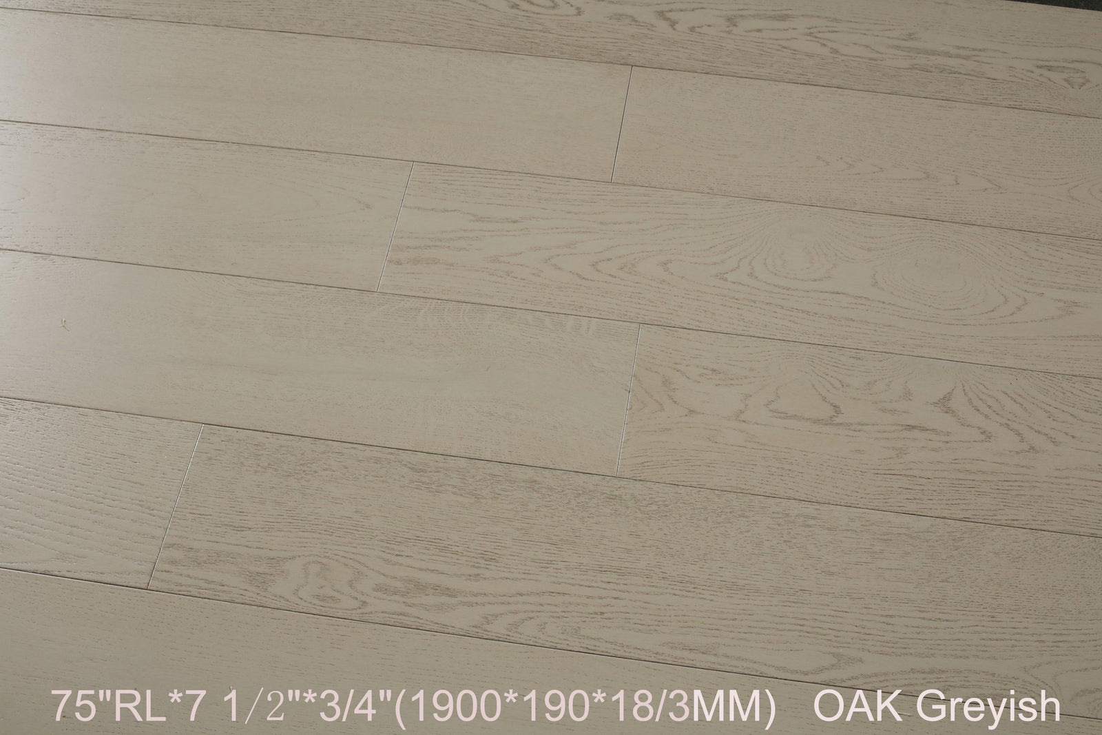GREYISH Evergreen 7 1/2"x 3/4" Oak Engineered Hardwood - ADVANCED FLOORING