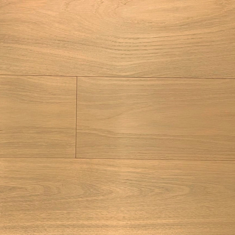 Close-up showing the texture and color of Guyana NAF engineered hardwood flooring.