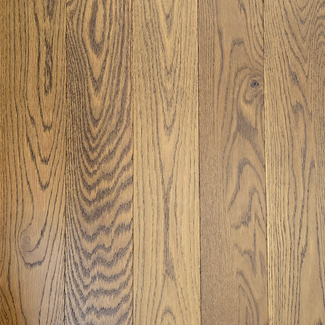 A close up of Hazelnut VIDAR premium American Oak engineered hardwood flooring.
