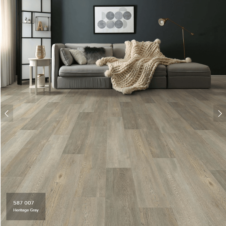 Heritage Gray 587 007 - Nextfloor Botanica 587 Vinyl 6.5mm - ADVANCED FLOORING