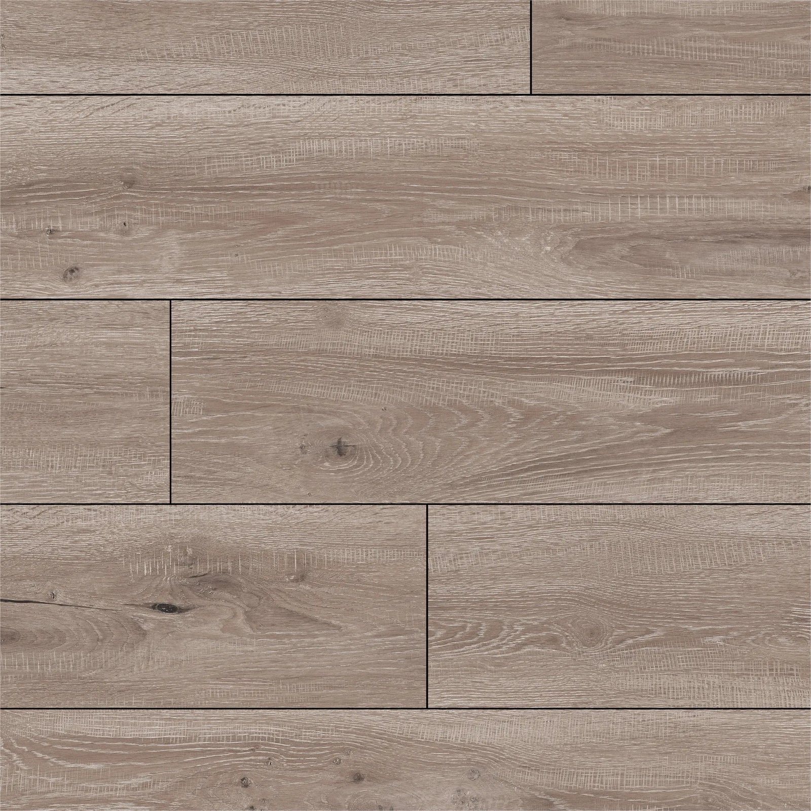 Fuzion FuzGuard Waterproof Laminate Flooring Kurobe 12mm AC4 planks with 5G locking system, close-up texture detail.