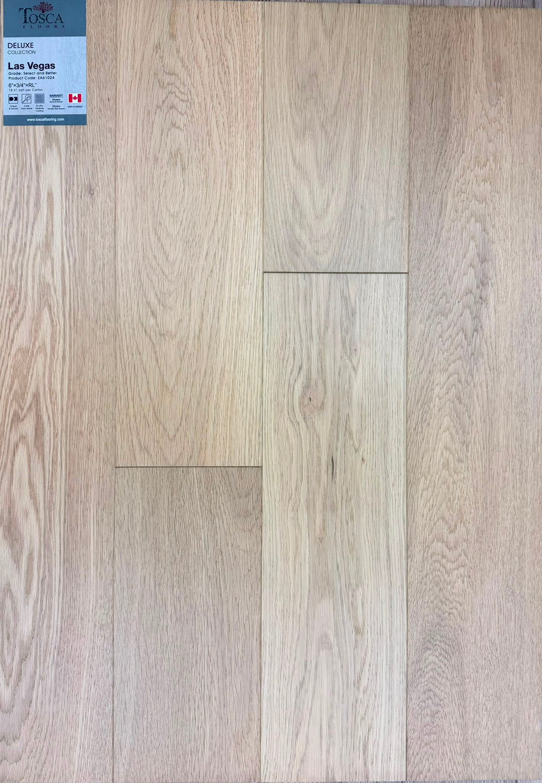 Las Vegas - Tosca Deluxe 6" Engineered Hardwood
