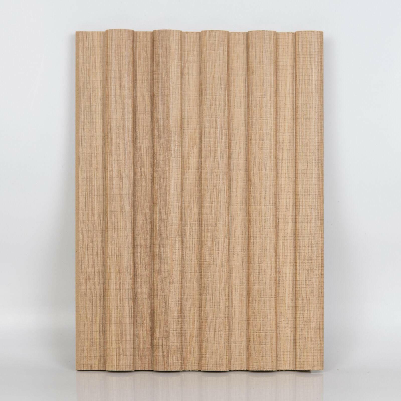 Lina Light Oak - Woodland Fluted MDF Wall Panel - ADVANCED FLOORING