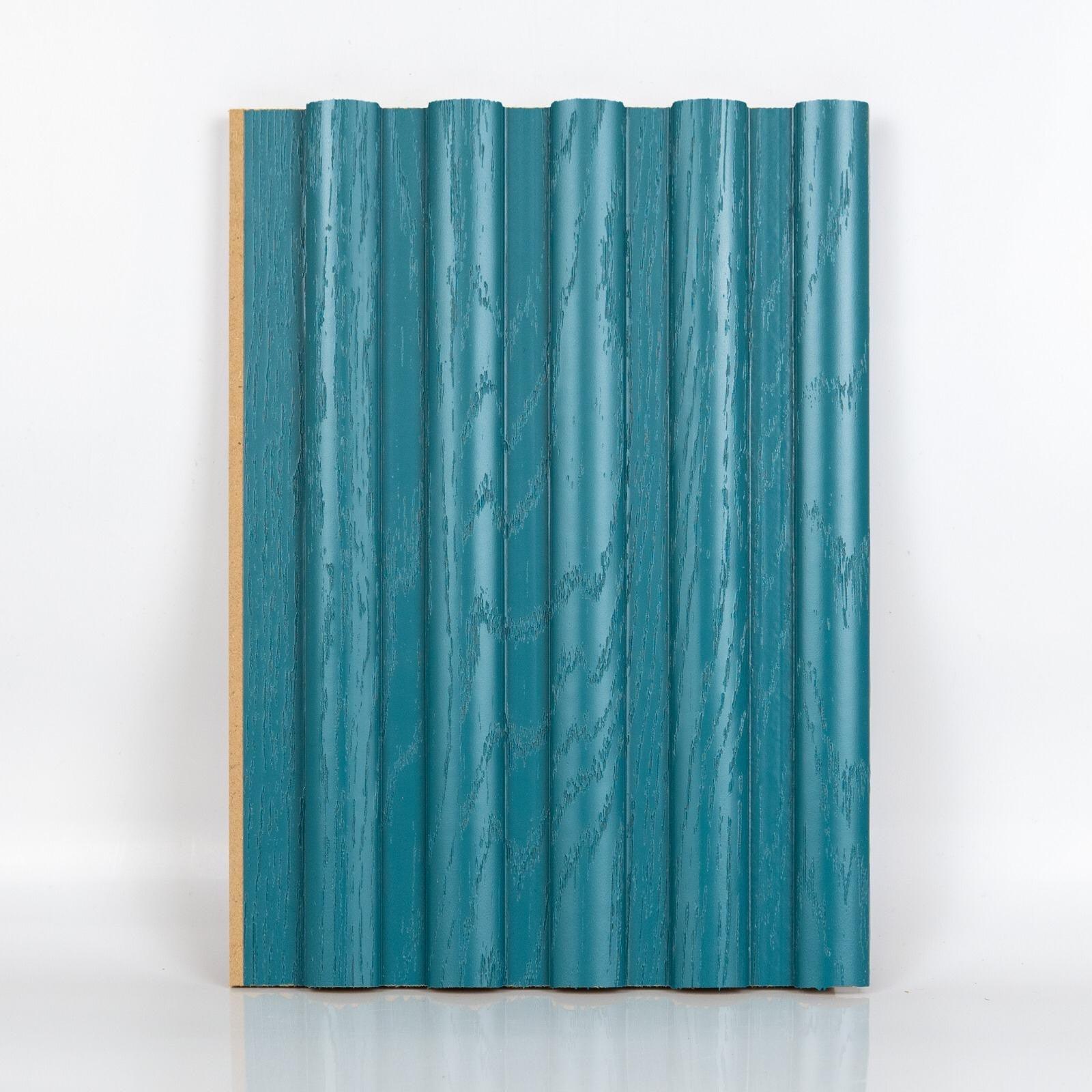 Lina Turquoise - Woodland Fluted MDF Wall Panel - ADVANCED FLOORING