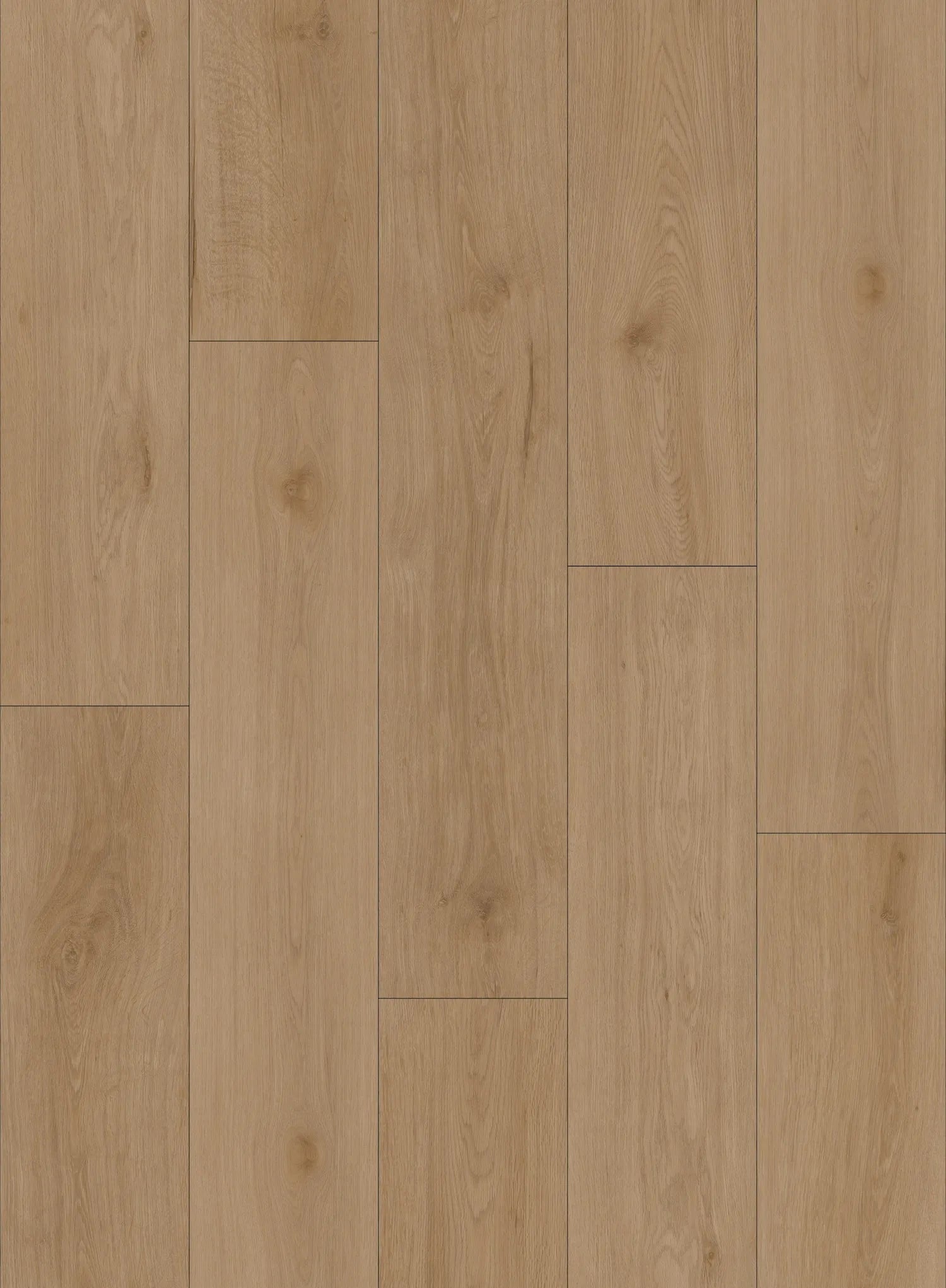 Close-up of LUMI EV411011 WPC 9MM vinyl plank showing wood texture and matte finish. Canada-wide delivery available.