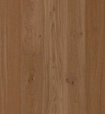 Close-up of MARLIN COVE BWOAK207MLC - Fuzion Briarwood white oak engineered hardwood, 3.2mm top layer, and 8" wide planks. Shop at Advanced Flooring Waterloo, and Canada-wide delivery is available.