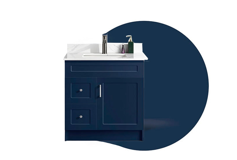 HDF Vanity 30in NAF Single sink