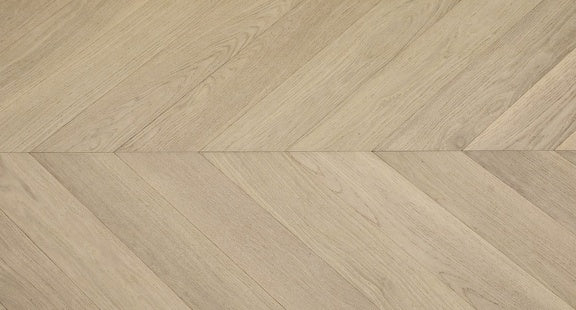 Close up of Vidar American oak chevron style in the colour Naked Oak
