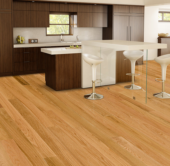 Natural - Tosca Northern Red Oak 4-1/4" Solid Hardwood