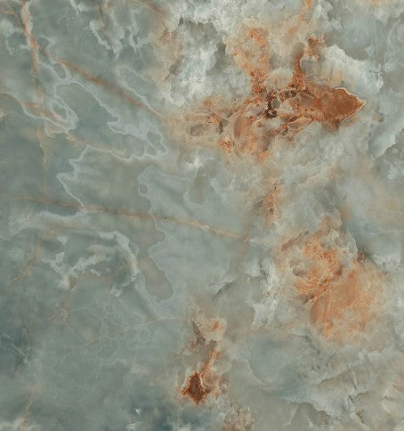 Lustrous marble-inspired high gloss porcelain tile 24x48