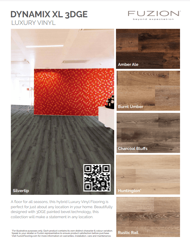 Amber Ale- Fuzion Dynamix XL 3 Edge 8" - ADVANCED FLOORING