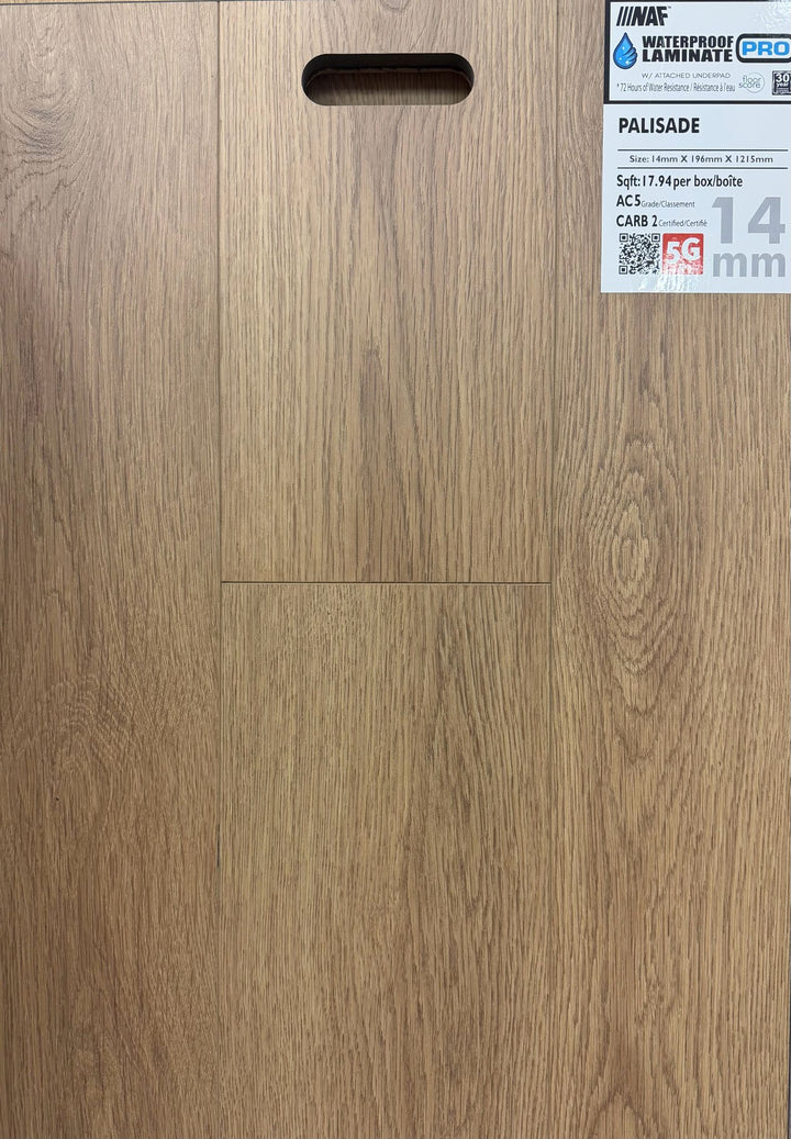 Palisade - NAF 14mm Waterproof Laminate Pro with Underlay