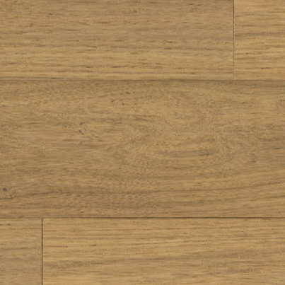 Close-up of Quiet Quill engineered hardwood flooring by Fuzion, featuring a wire-brushed oak texture, 6 1/2" x 3/4" plank. available at Advanced Flooring Waterloo.