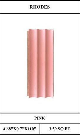 Rhodes Pink - Woodland Fluted MDF Wall Panel - ADVANCED FLOORING