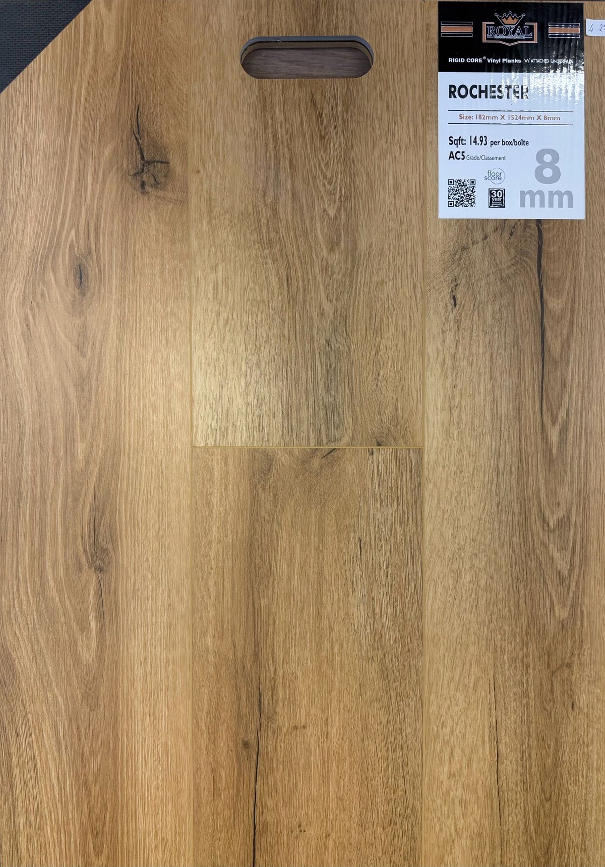 Viynl Rochester Club Rochester - AQUAPLUS ROYAL 8mm SPC Luxury Vinyl – ADVANCED FLOORING