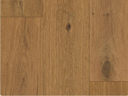 Close-up of Saltwash engineered oak hardwood flooring by Fuzion’s Coastline Collection, featuring a wire-brushed texture, 7 1/2" x 1/2" plank. Available at Advanced Flooring Waterloo.