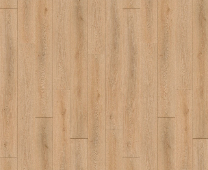 Close-up of a wooden floor with a light brown color and visible grain pattern.