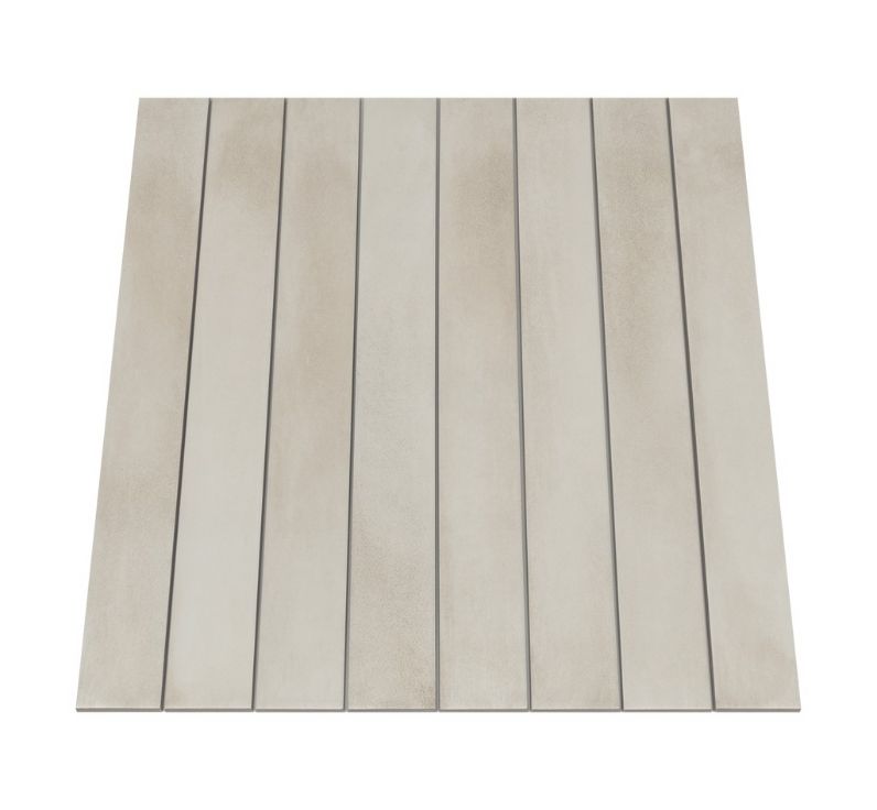 Ceratec porcelain tile sample in Silver Breeze color, ideal for floors & walls in matt finish. 